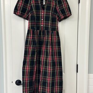 J. Crew Christmas Plaid Dress